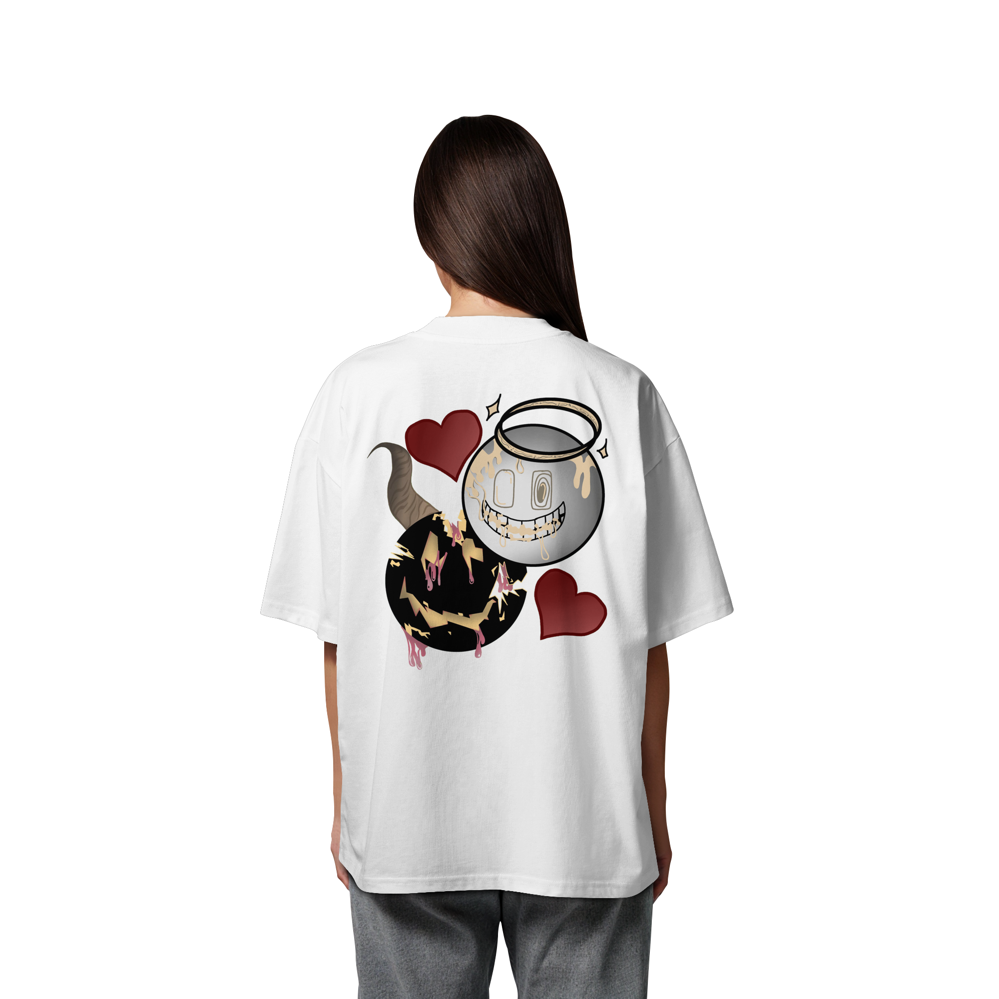 Bag Engel & Teufel Design  - Organic Oversize Shirt