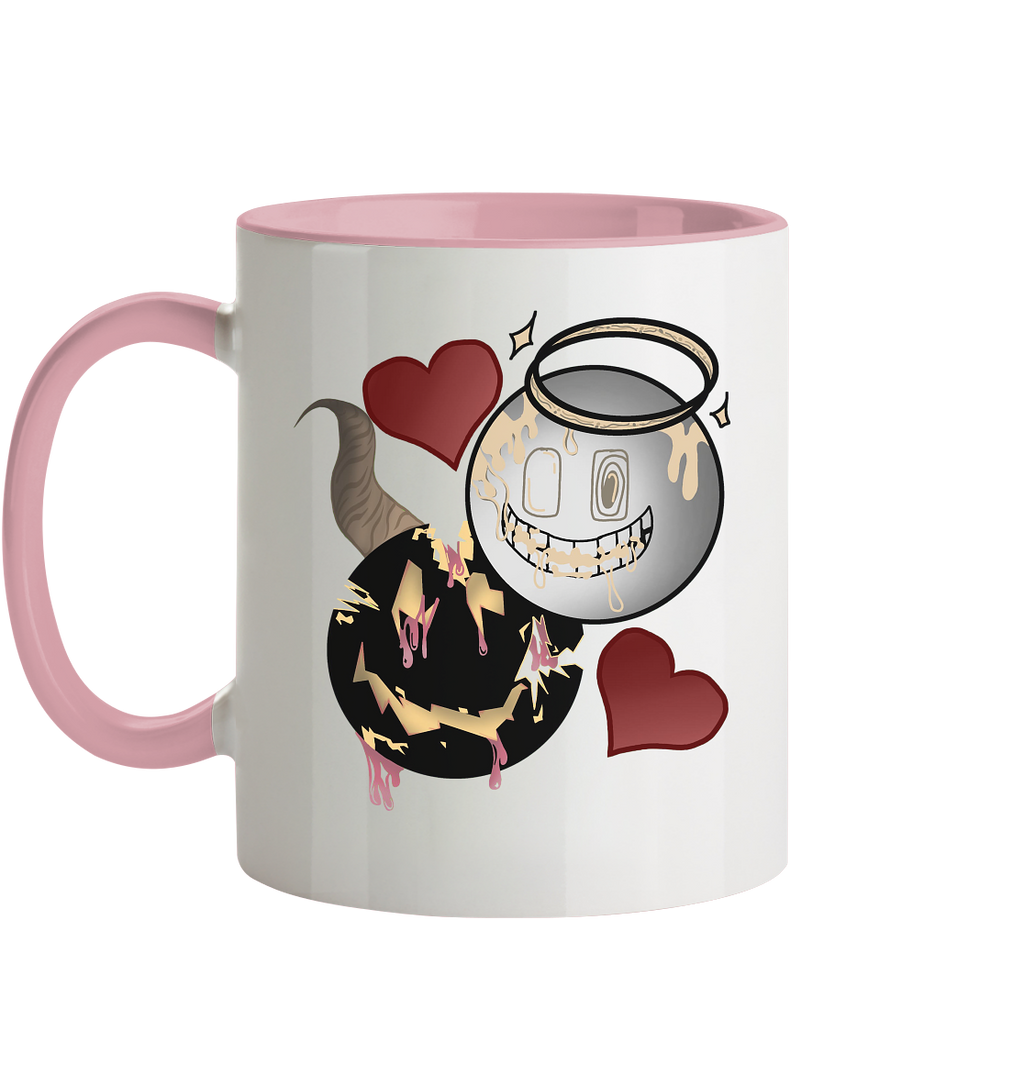 Bag Engel & Teufel Design  - Tasse zweifarbig
