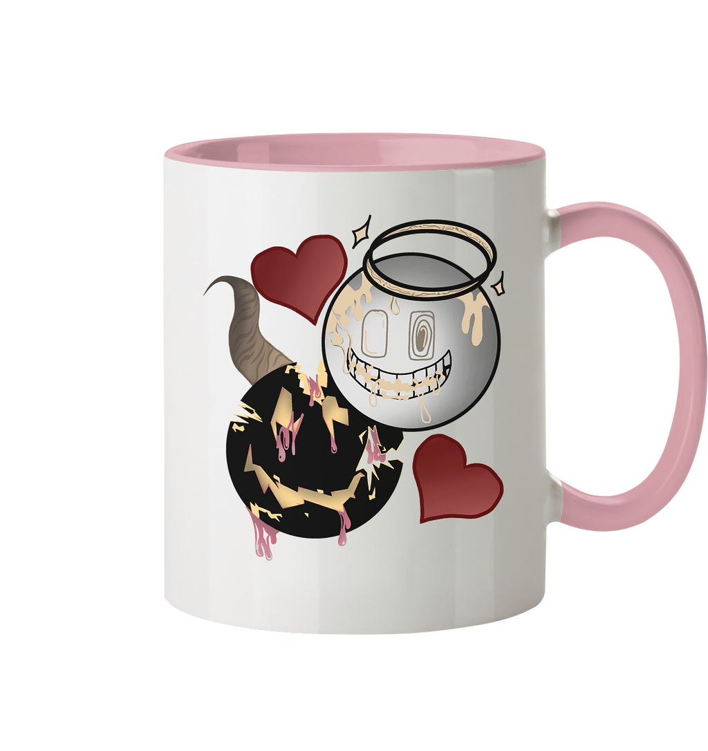 Bag Engel & Teufel Design  - Tasse zweifarbig